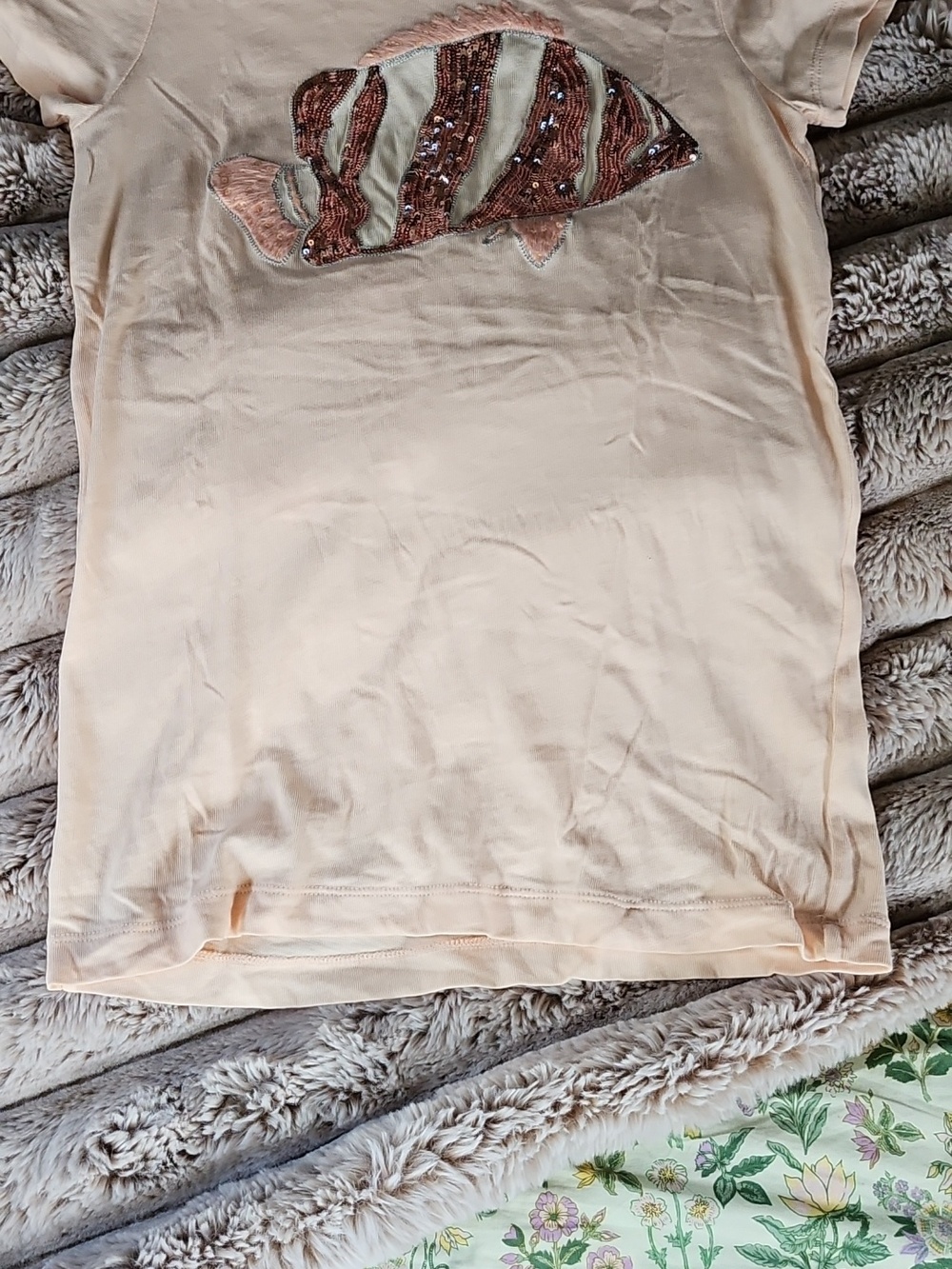 J.Crew Sequin Tee - Picture 2 of 7